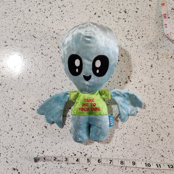 Bark A.R.F (Alien Retriever Friend) Squeaky Crinkle Plush Dog Toy sz L - Picture 7 of 7